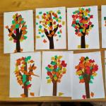 Конспект занятия по рисованию красками для детей средней группы на осеннюю тему «Дерево осенью Средняя группа тема деревья осенью